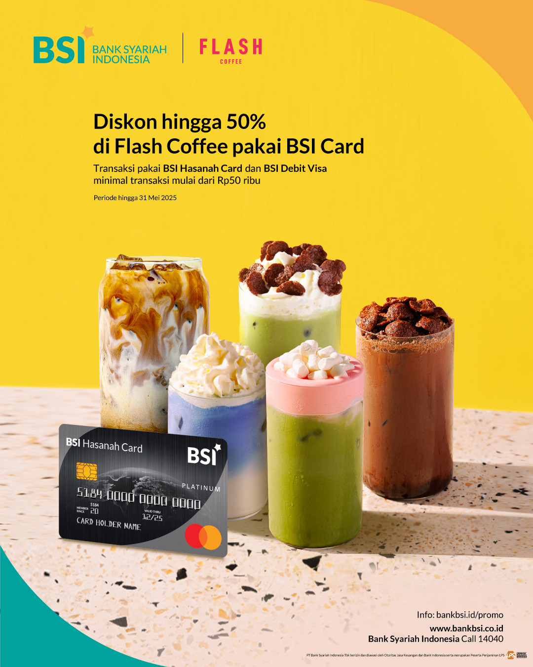 Promo Flash Coffee Ngopi Hemat pakai BSI Card!