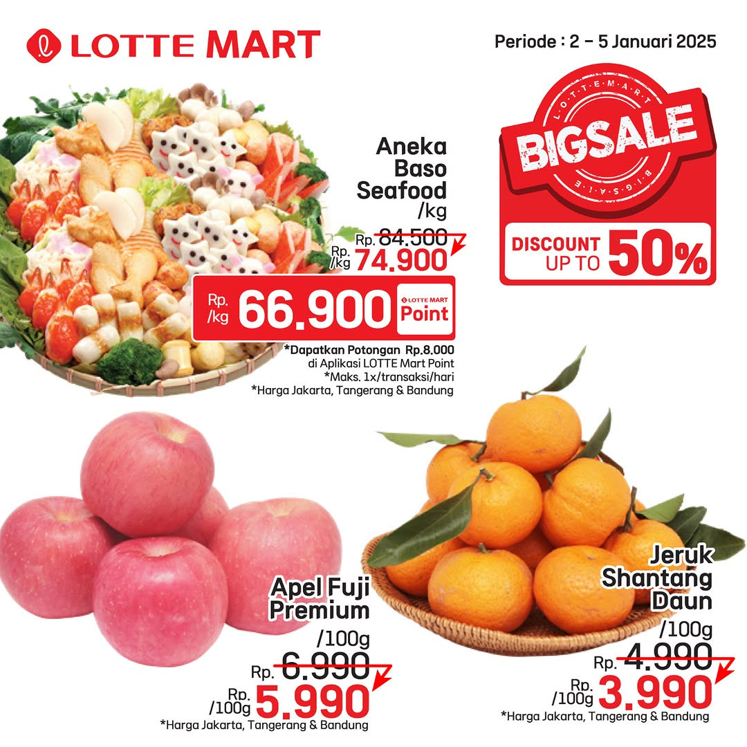 Promo Lottemart Big Sale Diskon s/d 50% 2 - 5 Januari 2025 - Image 3