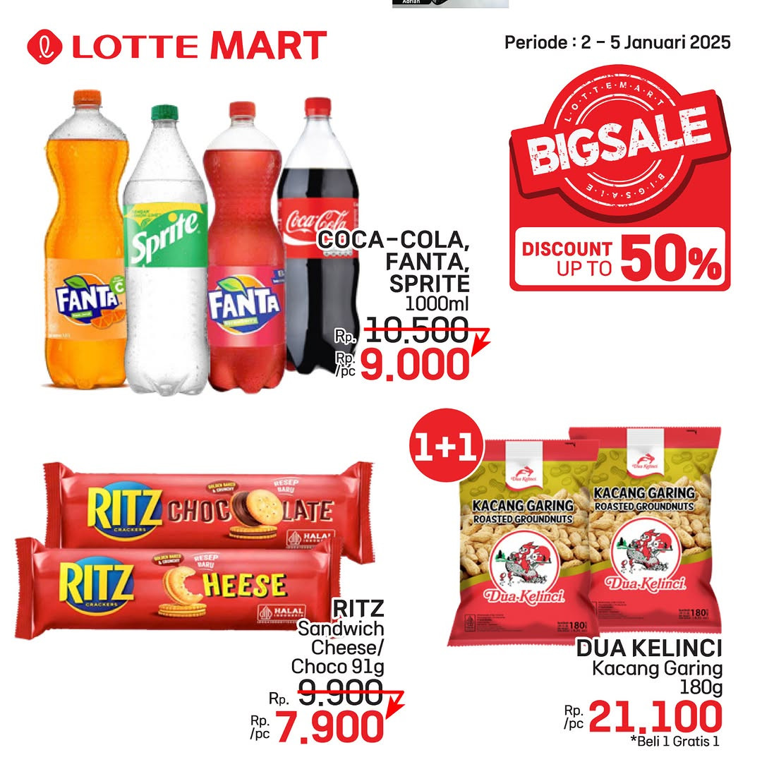 Promo Lottemart Big Sale Diskon s/d 50% 2 - 5 Januari 2025 - Image 5