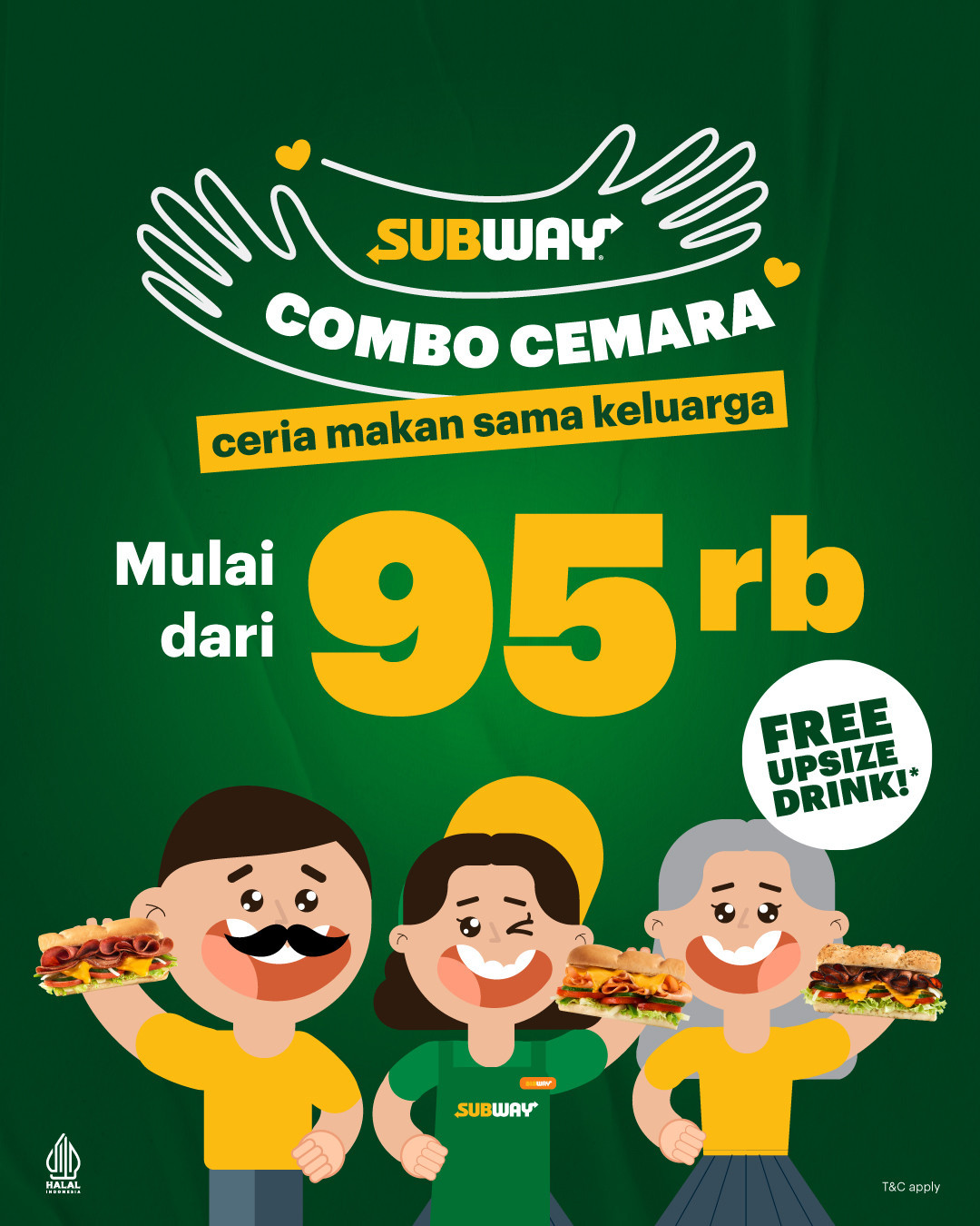 Promo Subway Combo Cemara Mulai Dari Rp 95K