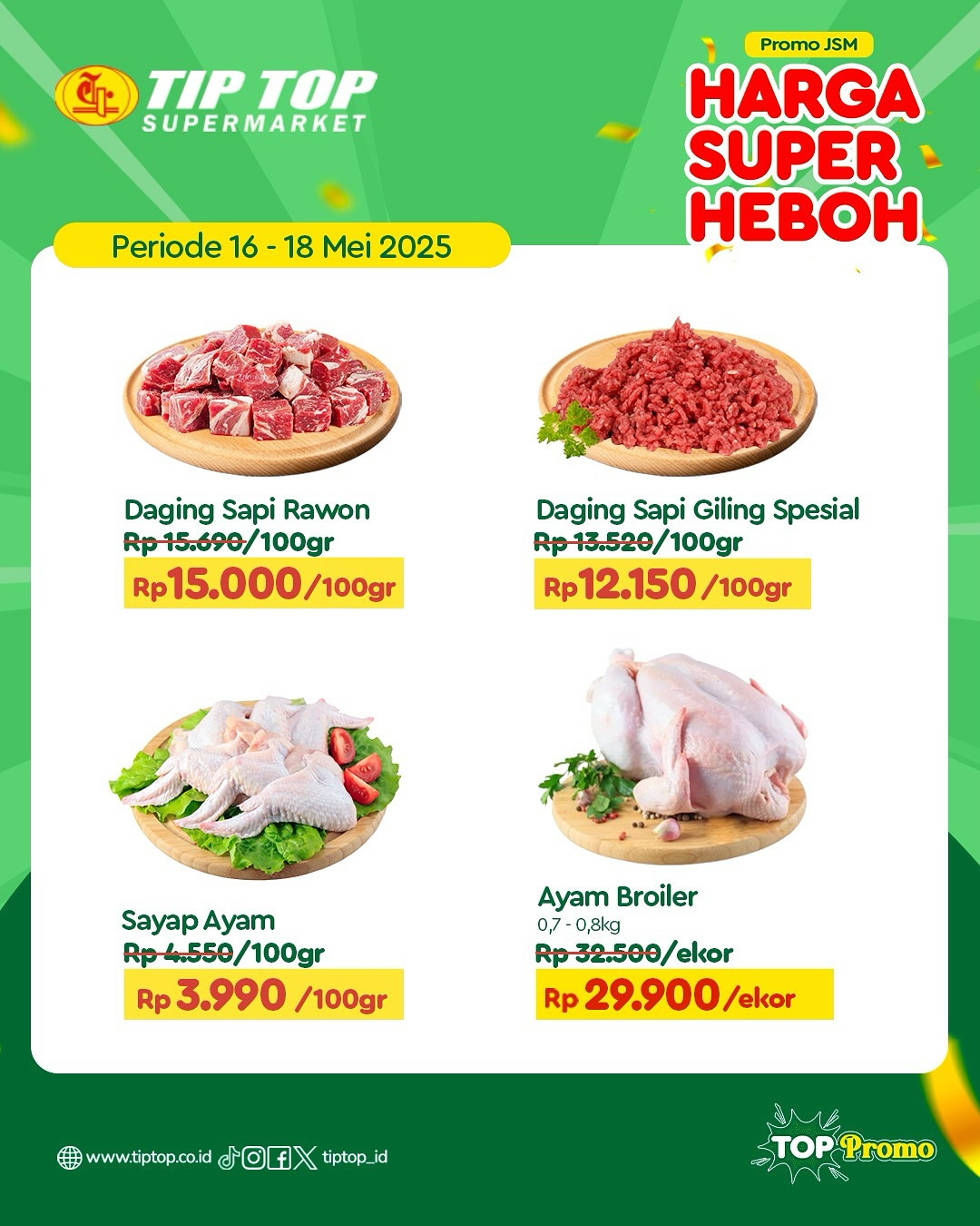 Promo Tip Top JSM Harga Super Heboh Periode `16 - 18 Mei 2025 - Image 3