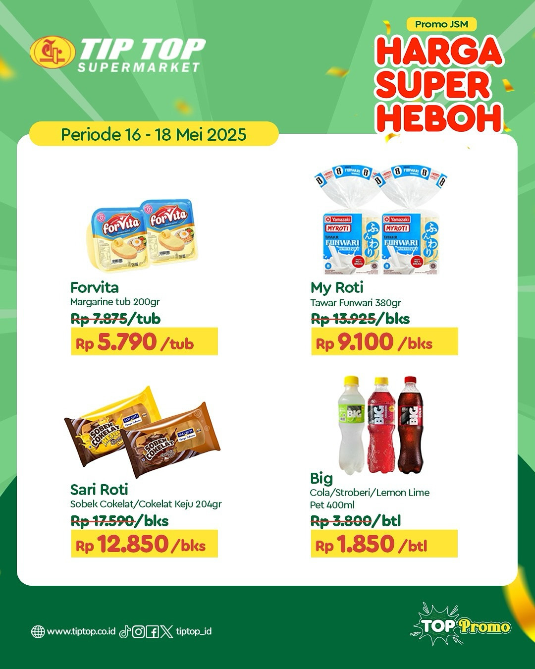 Promo Tip Top JSM Harga Super Heboh Periode `16 - 18 Mei 2025 - Image 6