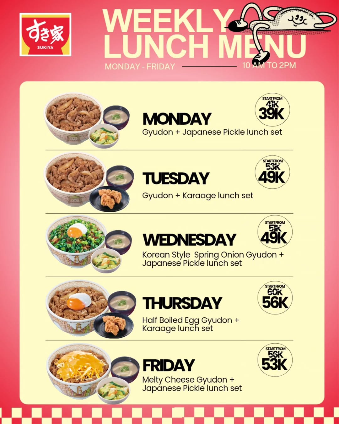 Promo Sukiya Lunch Menu Mulai Dari Rp 39.000