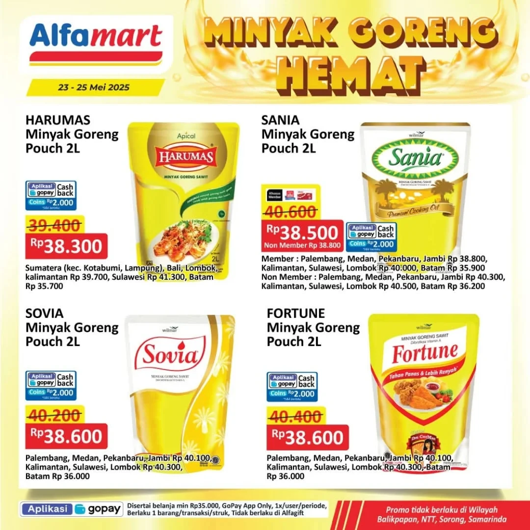 Promo Alfamart Minyak Goreng Hemat 23 - 25 Mei 2025