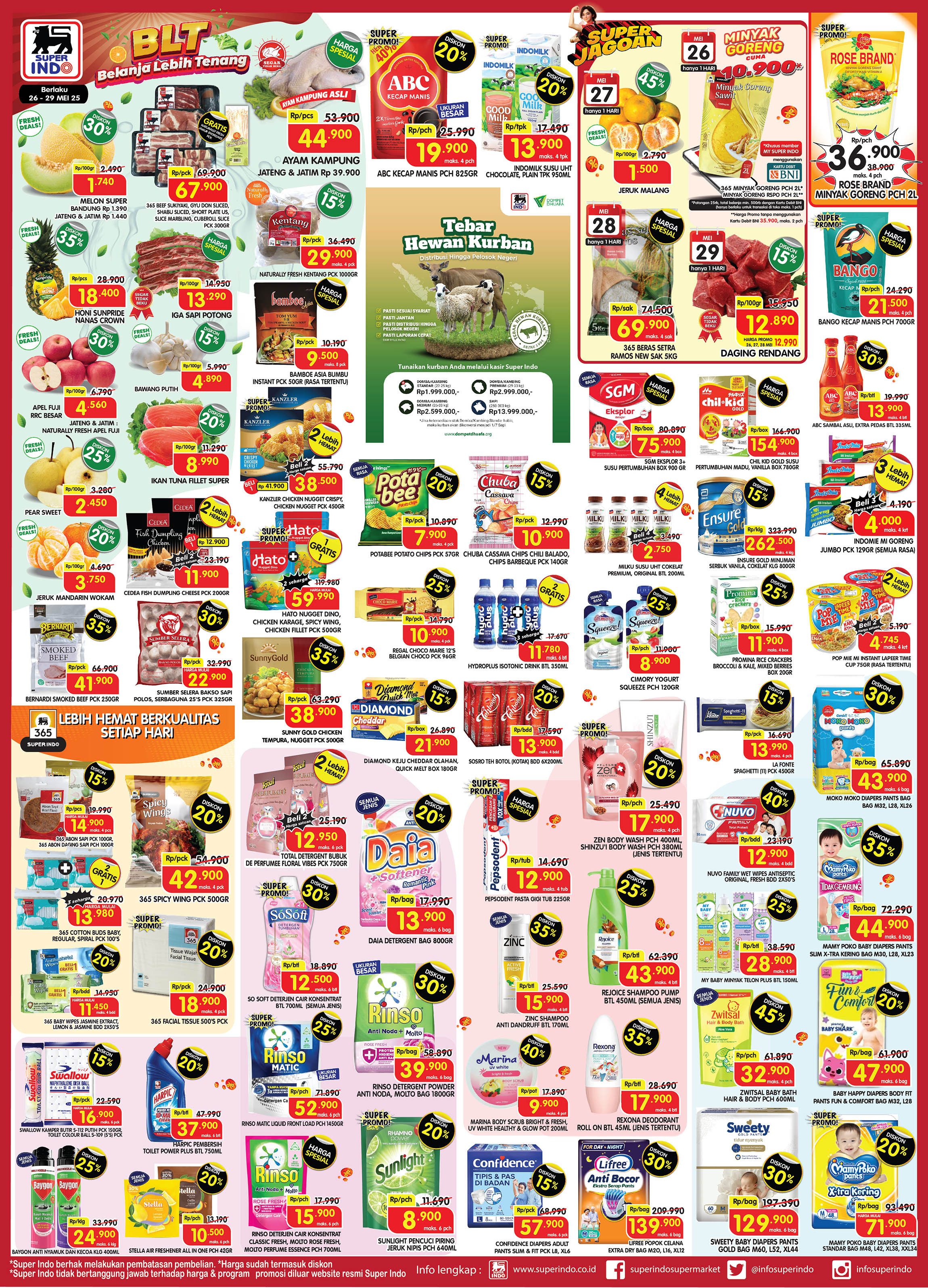 Promo Superindo Periode 26 - 29 Mei 2025