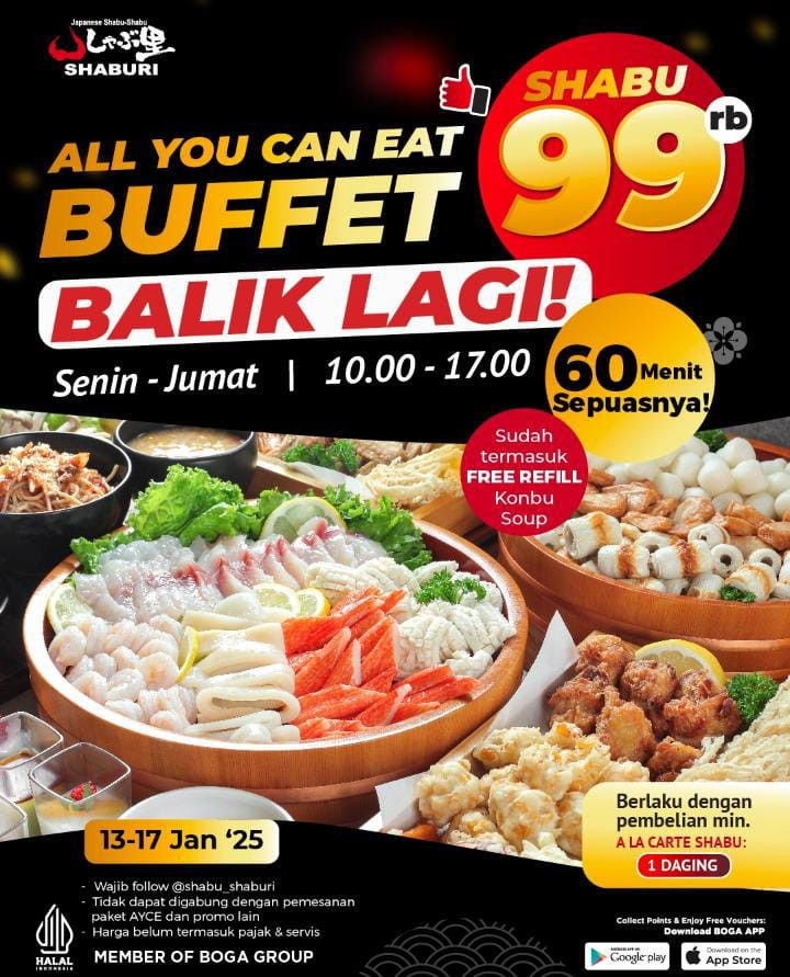 Promo Kintan Buffet & Shaburi AYCE Rp 50.000 dan Rp 99.000 - Image 3