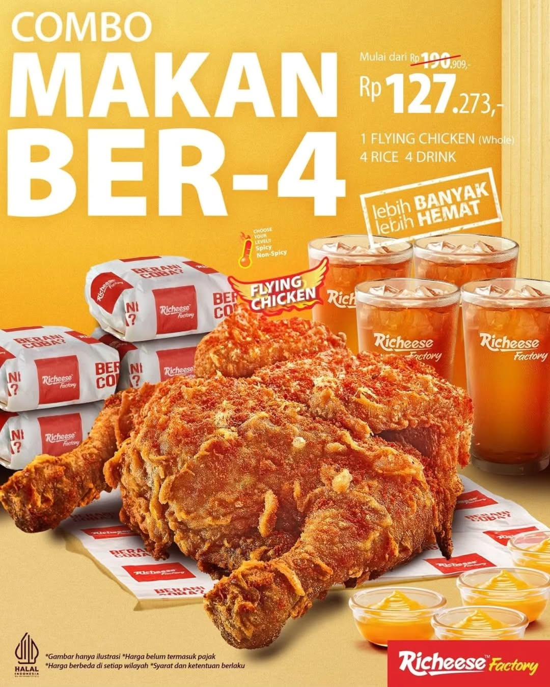 Promo Richeese Combo Makan Berempat Rp 127 Ribuan - Image 2