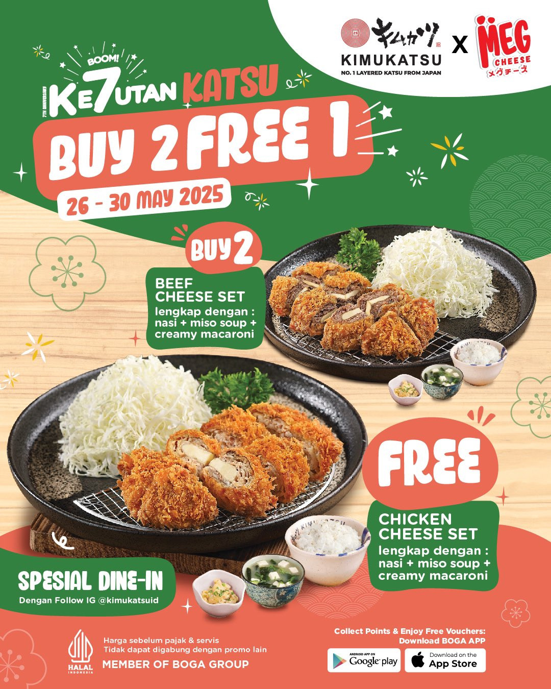 Promo Kimukatsu Ke7utan Katsu Buy 2 Free 1