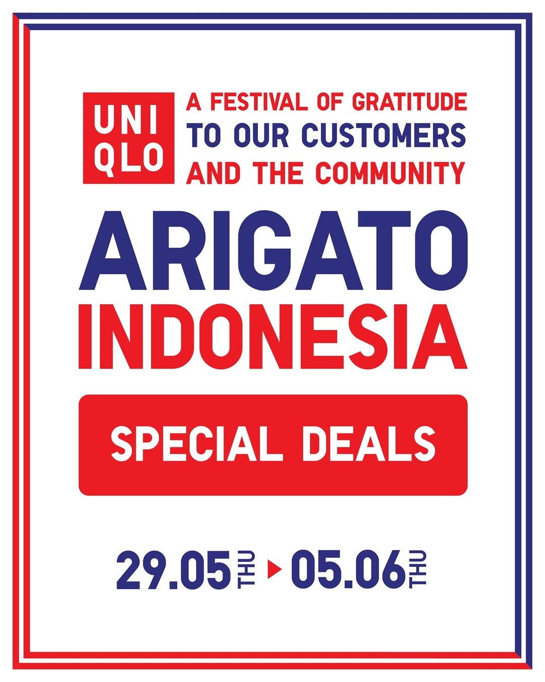 Promo Uniqlo Arigato Indonesia 29 Mei - 5 Juni 2025 - Image 2