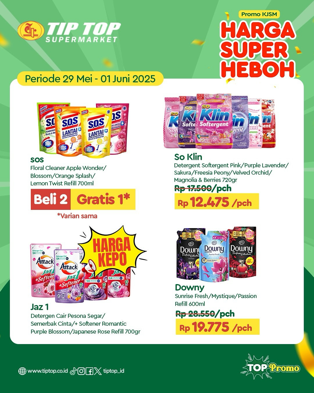 Promo Tip Top JSM Harga Super Heboh Periode `30 Mei - 1 Juni 2025 - Image 4