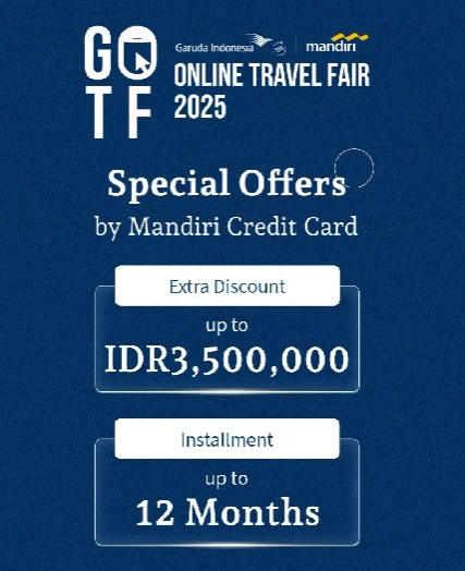 Garuda Indonesia x Bank Mandiri Online Travel Fair 2025 - Image 3