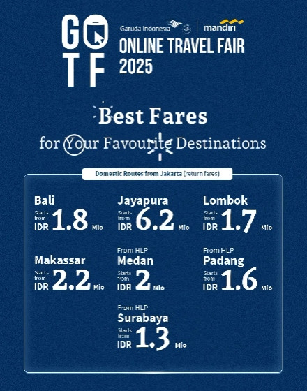 Garuda Indonesia x Bank Mandiri Online Travel Fair 2025 - Image 4