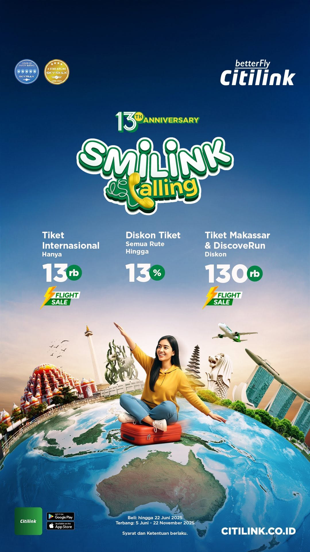 Promo Citilink Smilink Calling Diskon Tiket 13% + Promo Lainnya - Image 2