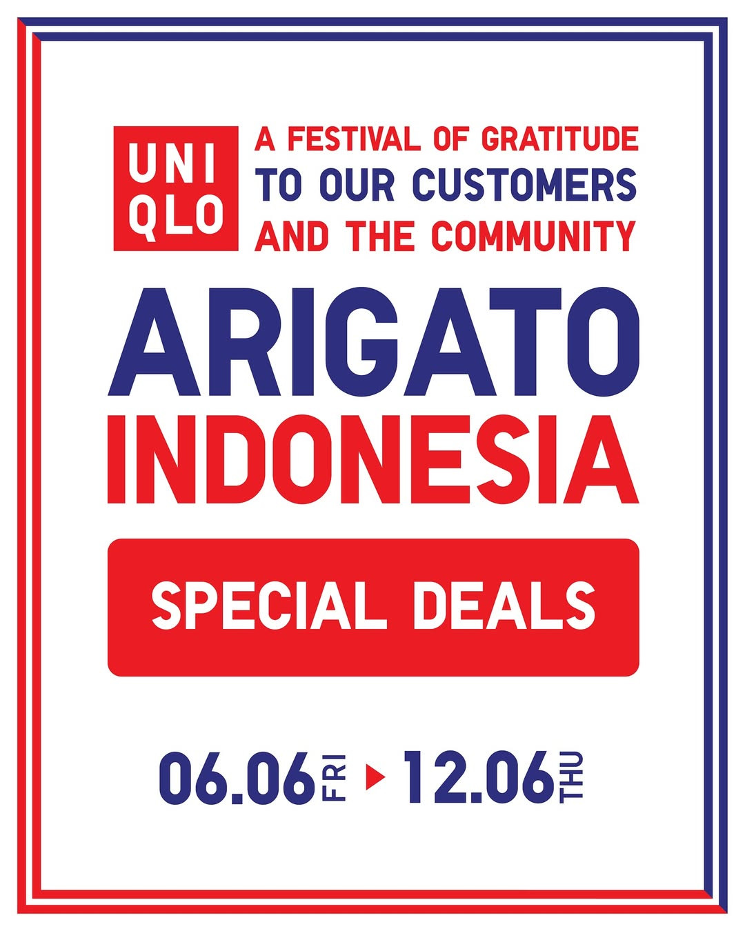 Promo Uniqlo Arigato Indonesia Special Deals 6 - 12 Juni 2025 - Image 2
