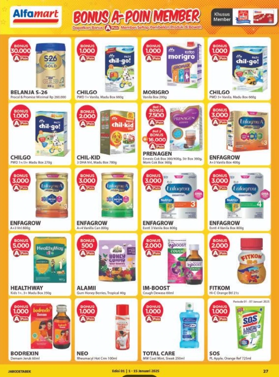 Promo Alfamart Periode 1 - 15 Januari 2025 - Image 15