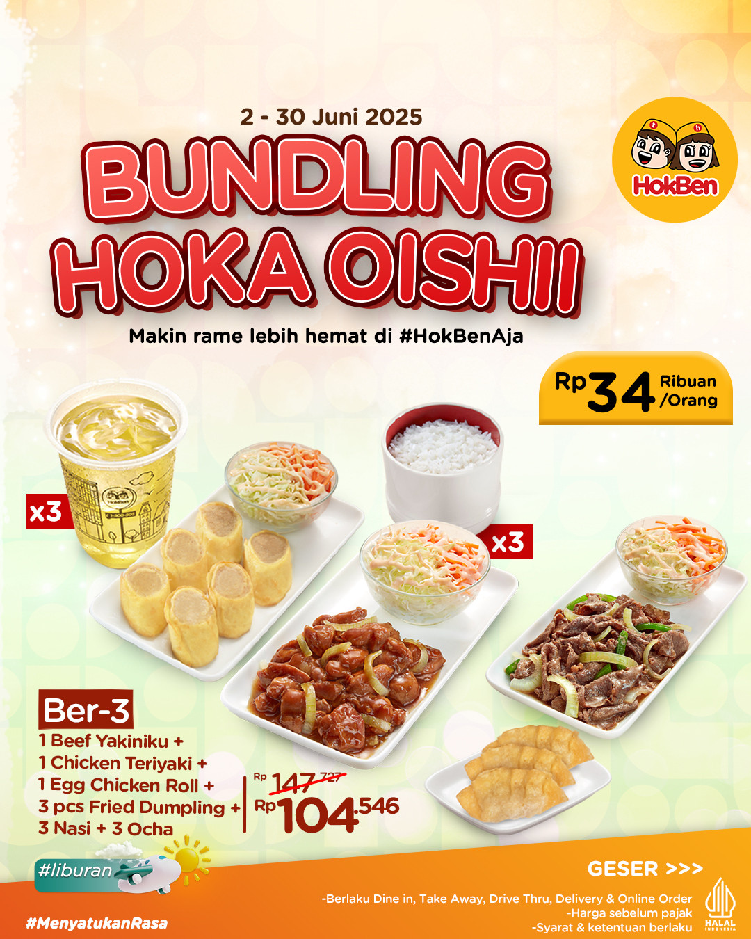 Promo Hokben Bundling Hoka Oishi Mulai Dari Rp 30 Ribuan - Image 3