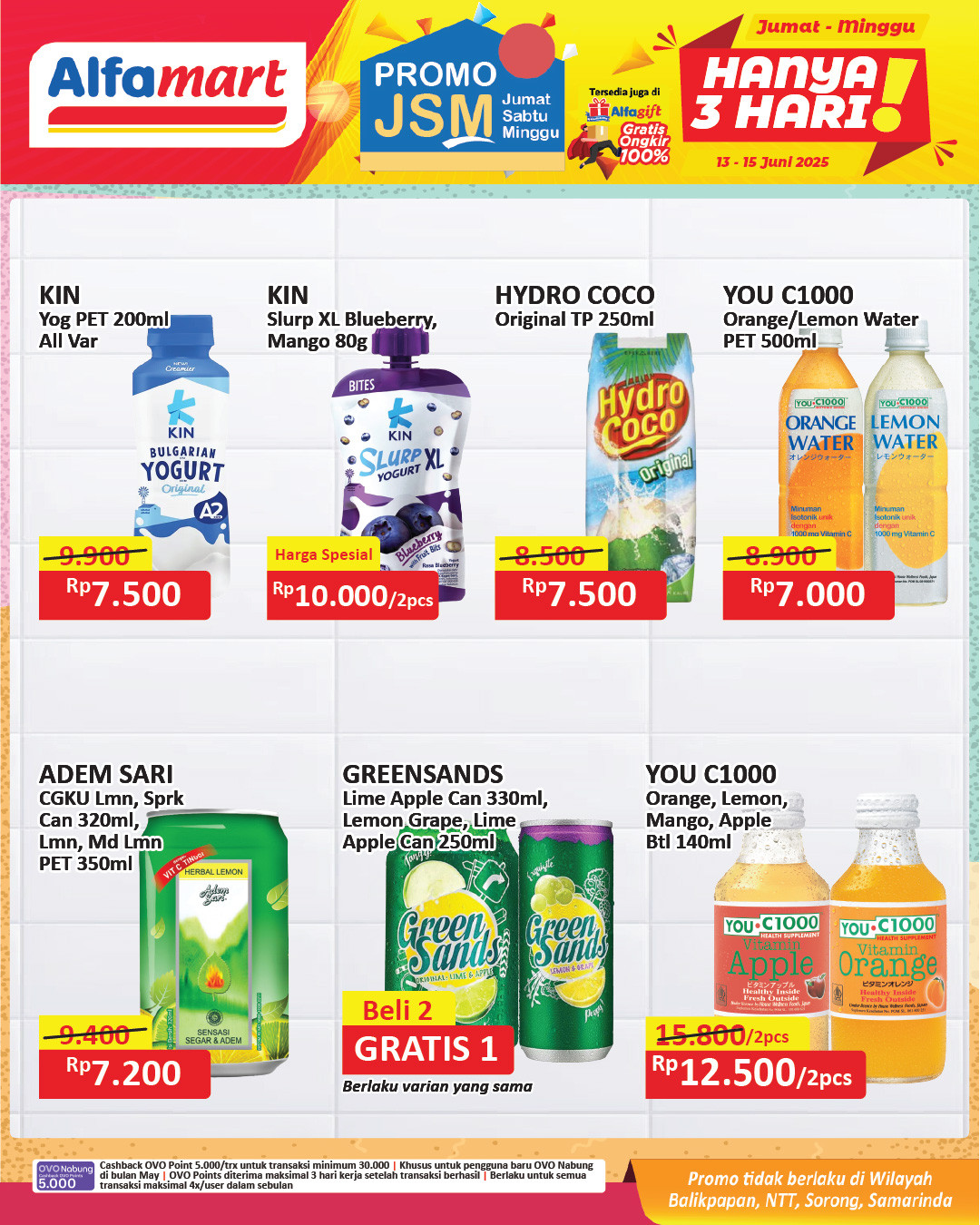 Promo Alfamart JSM Weekend Periode 13 - 15 Juni 2025