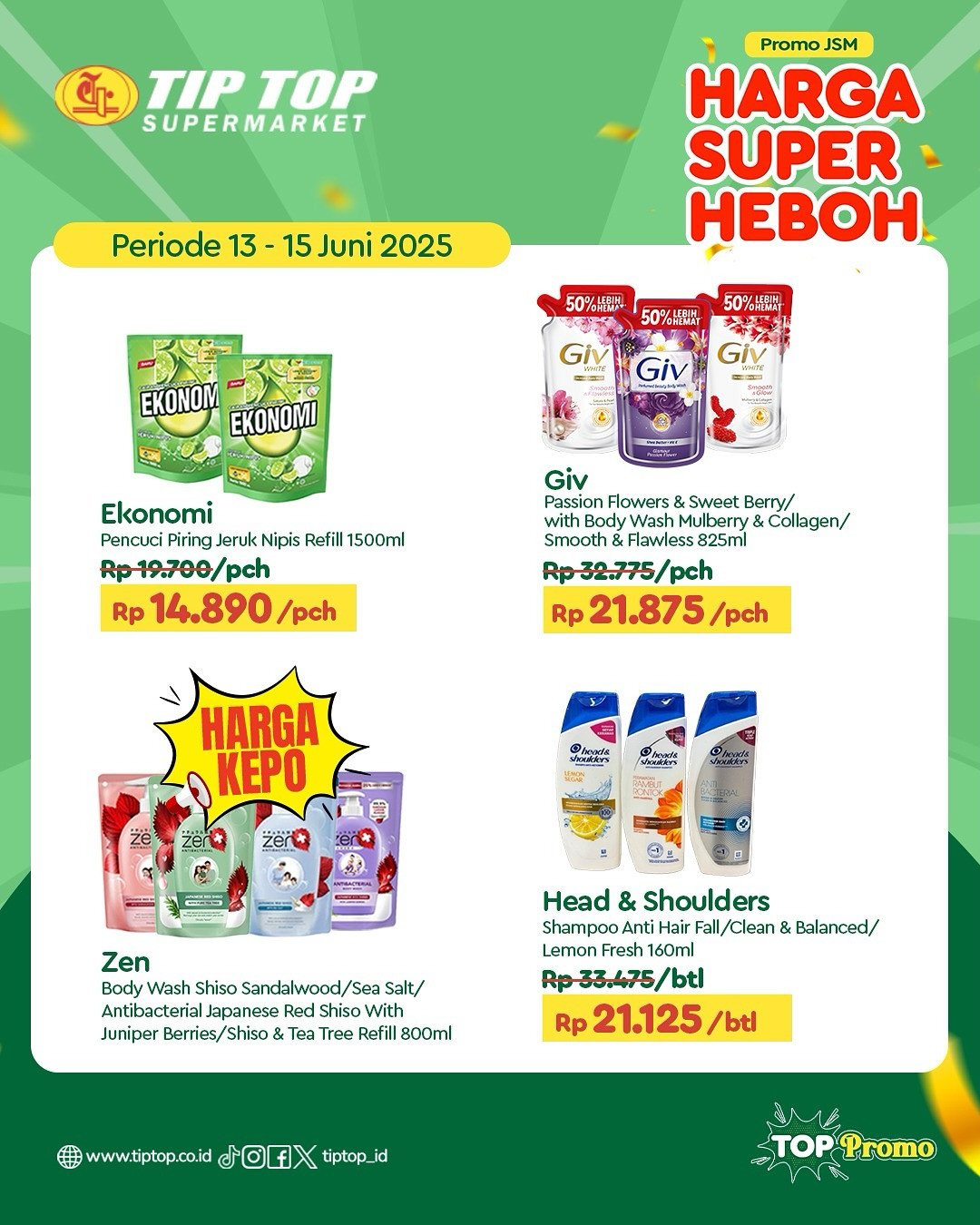 Promo Tip Top JSM Harga Super Heboh Periode `13 - 15 Juni 2025 - Image 5