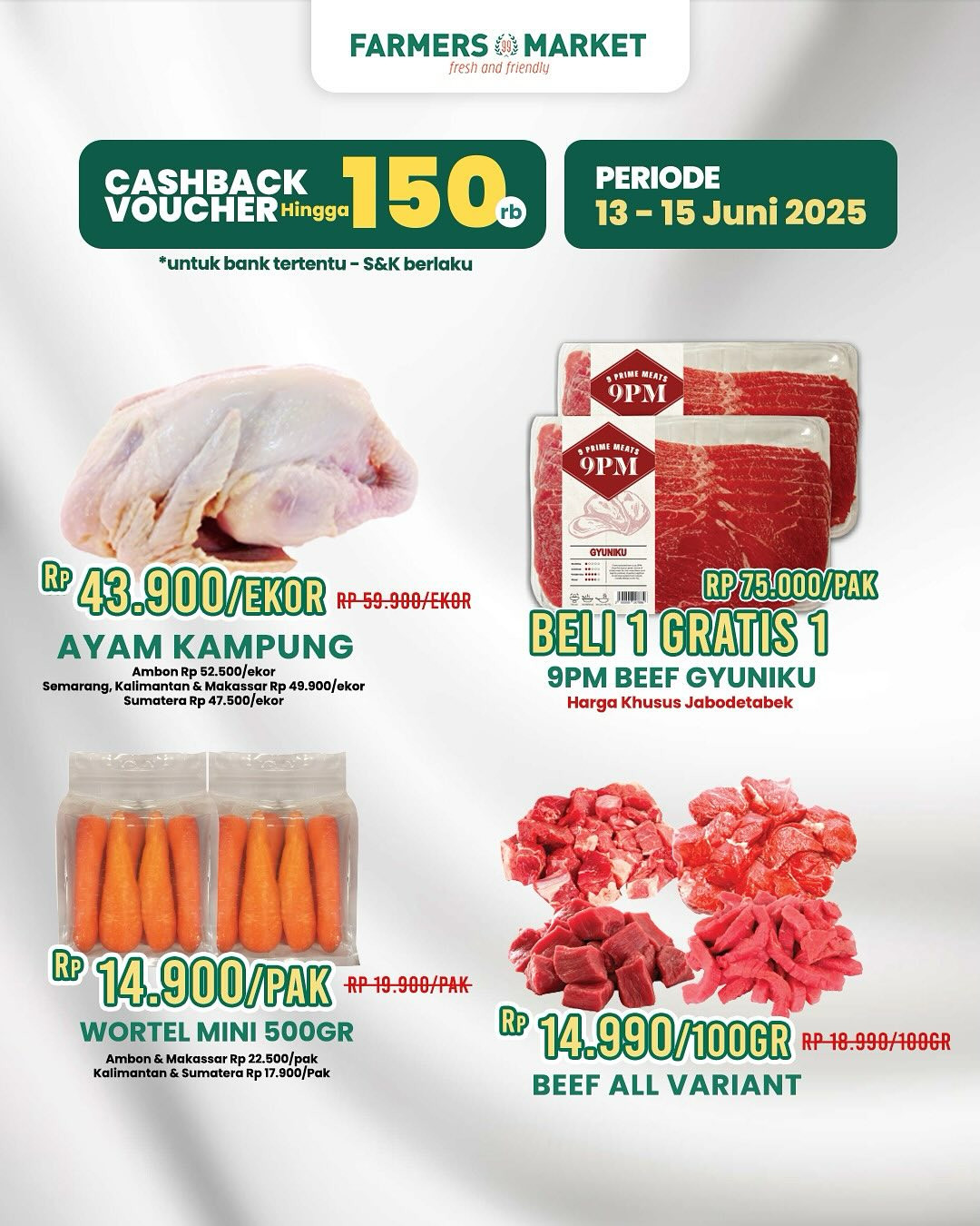 Promo Farmers Market Hemat Akhir Pekan Periode 13 - 15 Juni 2024 - Image 3