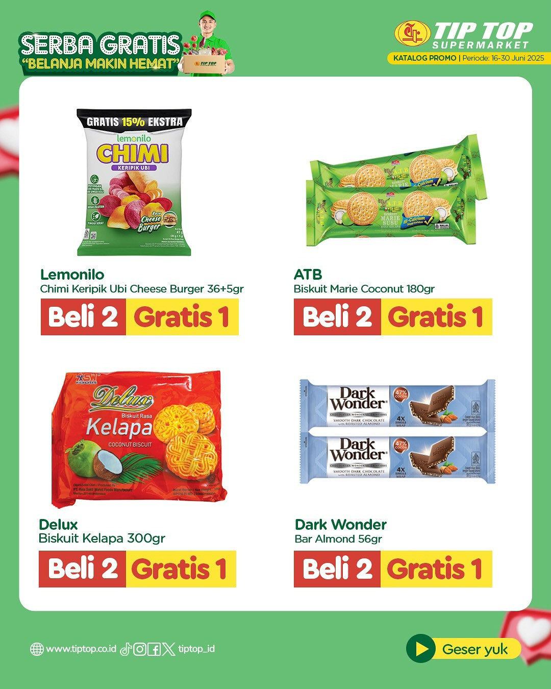 Promo Tip Top Serba Gratis 16 - 30 Juni 2025 - Image 3