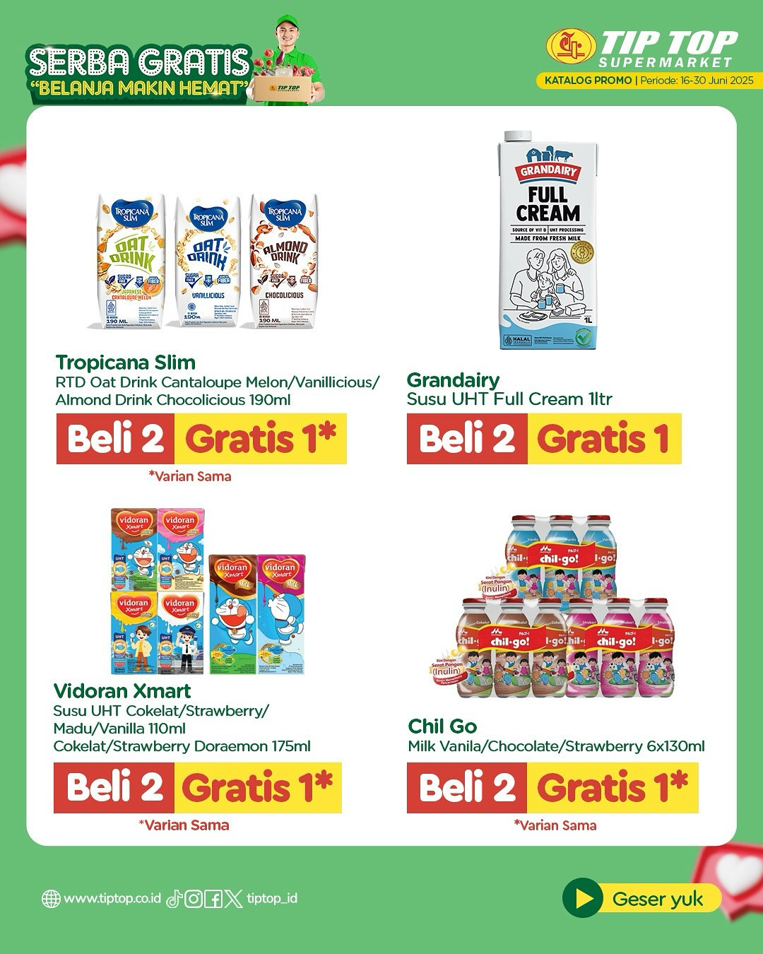 Promo Tip Top Serba Gratis 16 - 30 Juni 2025 - Image 5