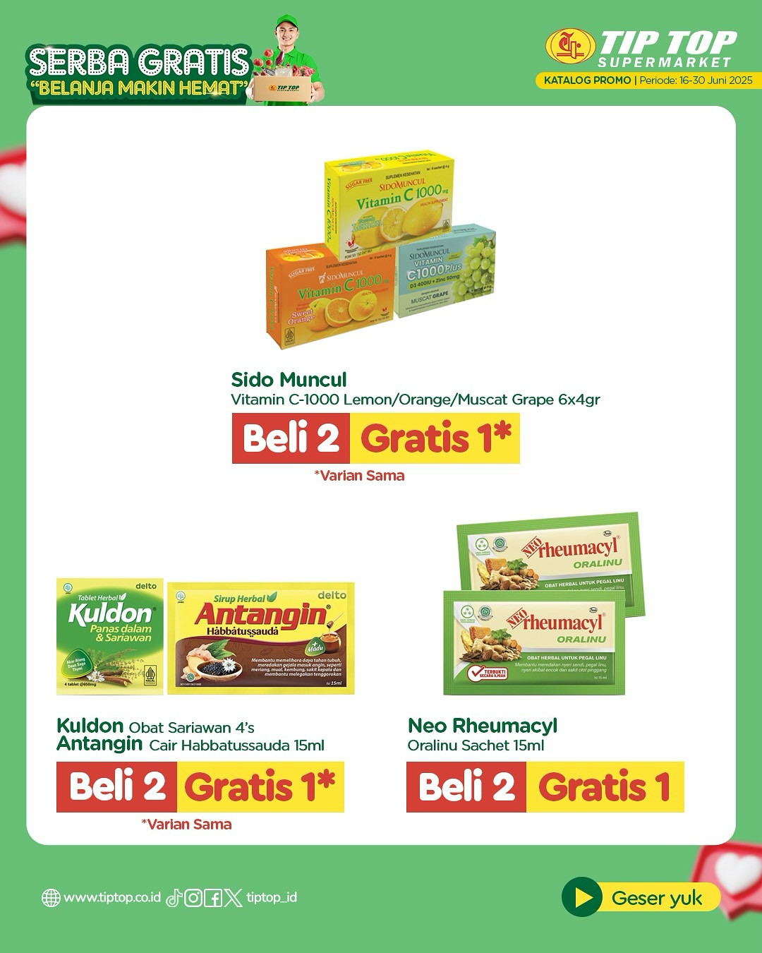 Promo Tip Top Serba Gratis 16 - 30 Juni 2025 - Image 9