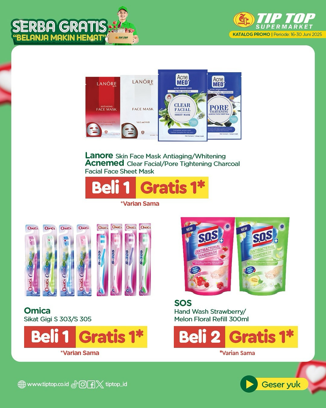Promo Tip Top Serba Gratis 16 - 30 Juni 2025 - Image 10