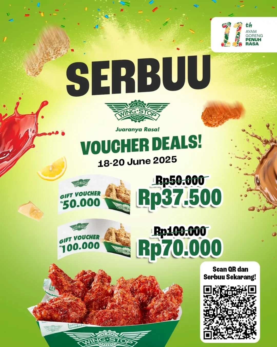 Promo Wingstop Voucher Deals