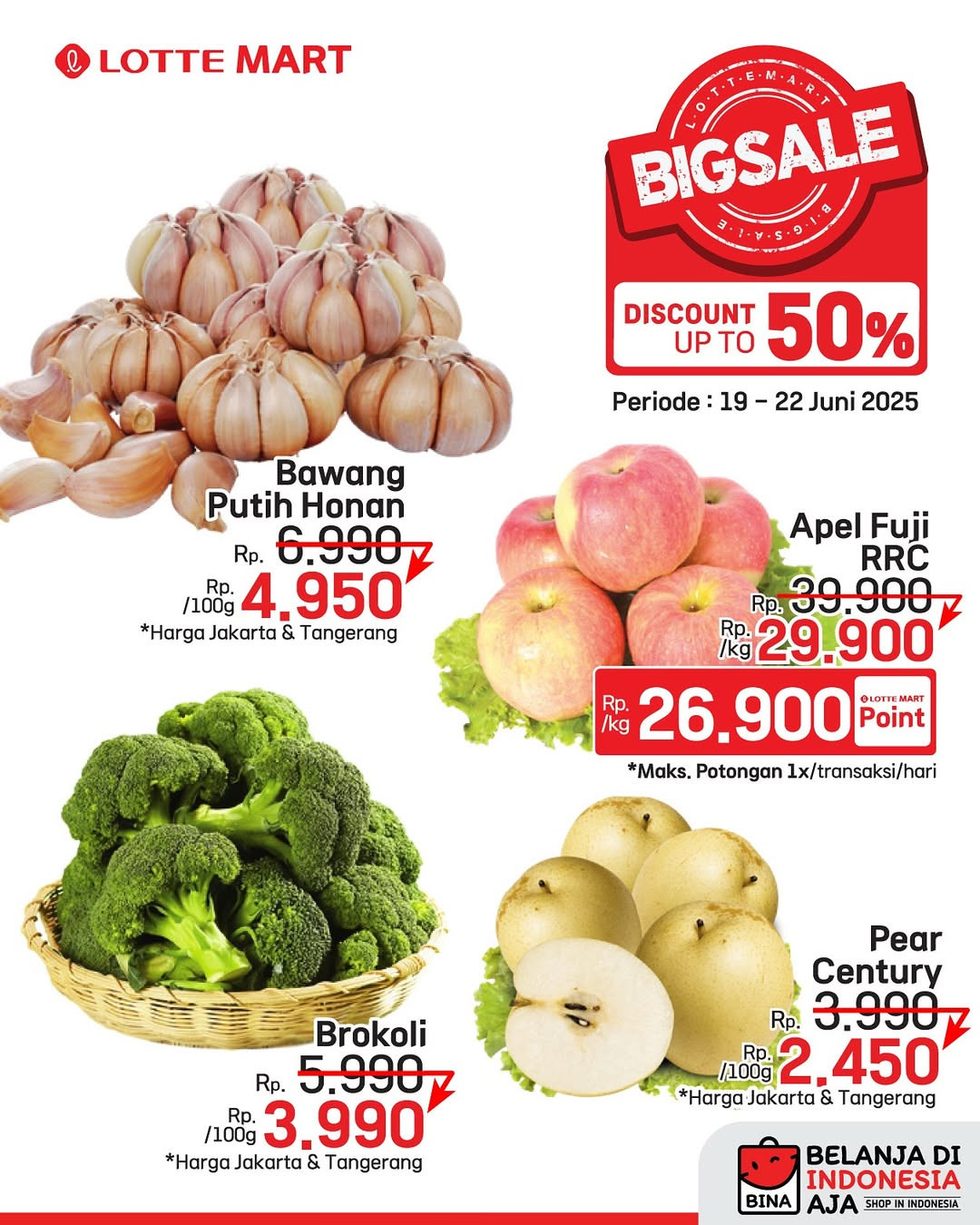 Promo Lottemart Big Sale Diskon s/d 50% 19 - 22 Juni 2025 - Image 5