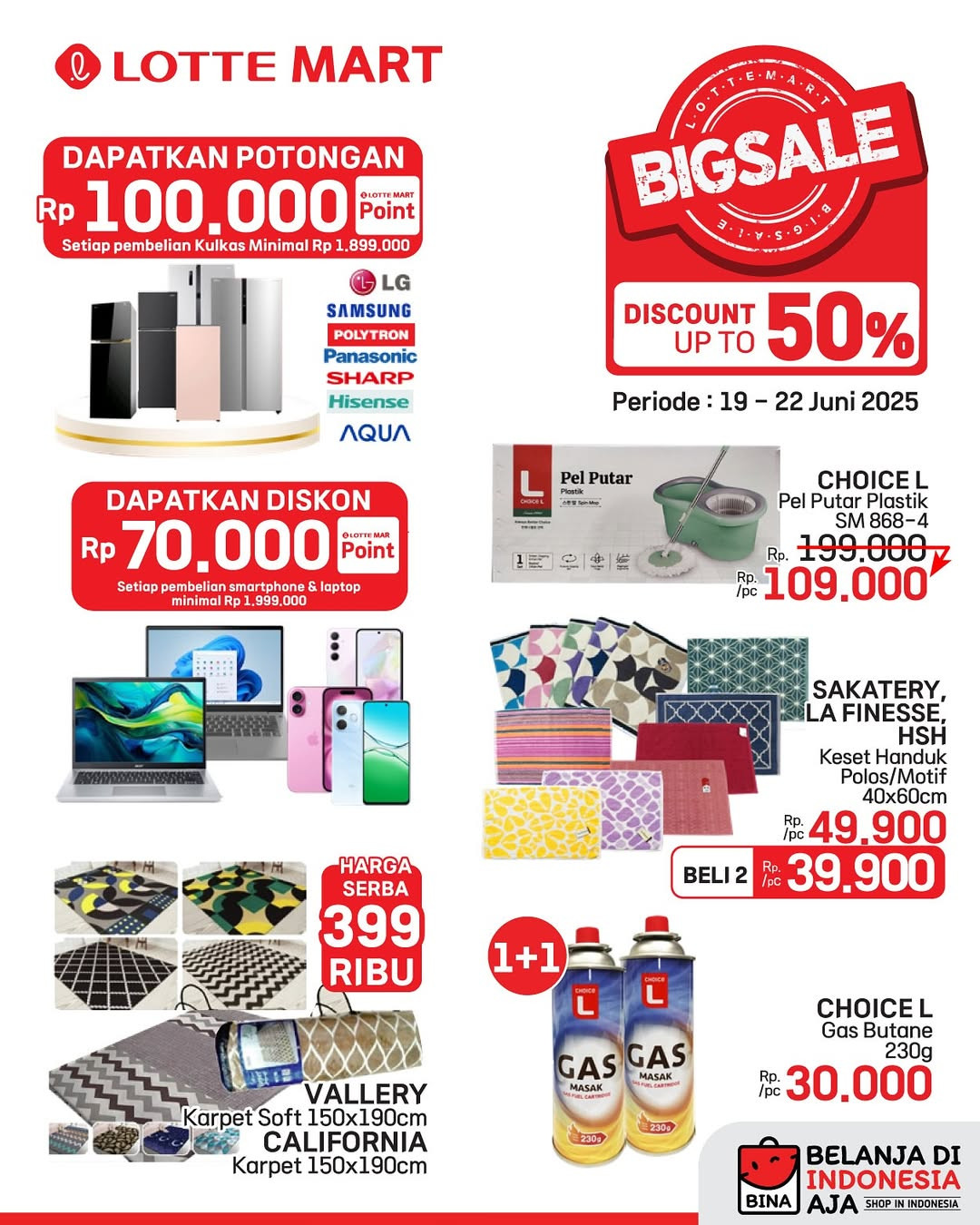 Promo Lottemart Big Sale Diskon s/d 50% 19 - 22 Juni 2025 - Image 9