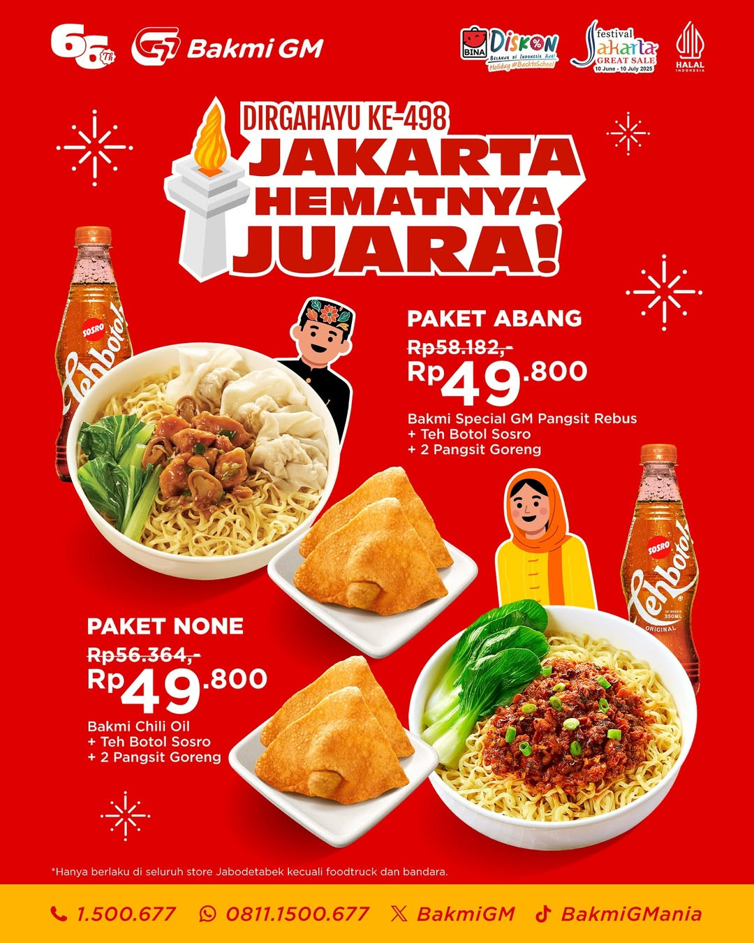 Promo Bakmi GM Jakarta Hematnya Juara Serba Rp 49.000 - Image 3