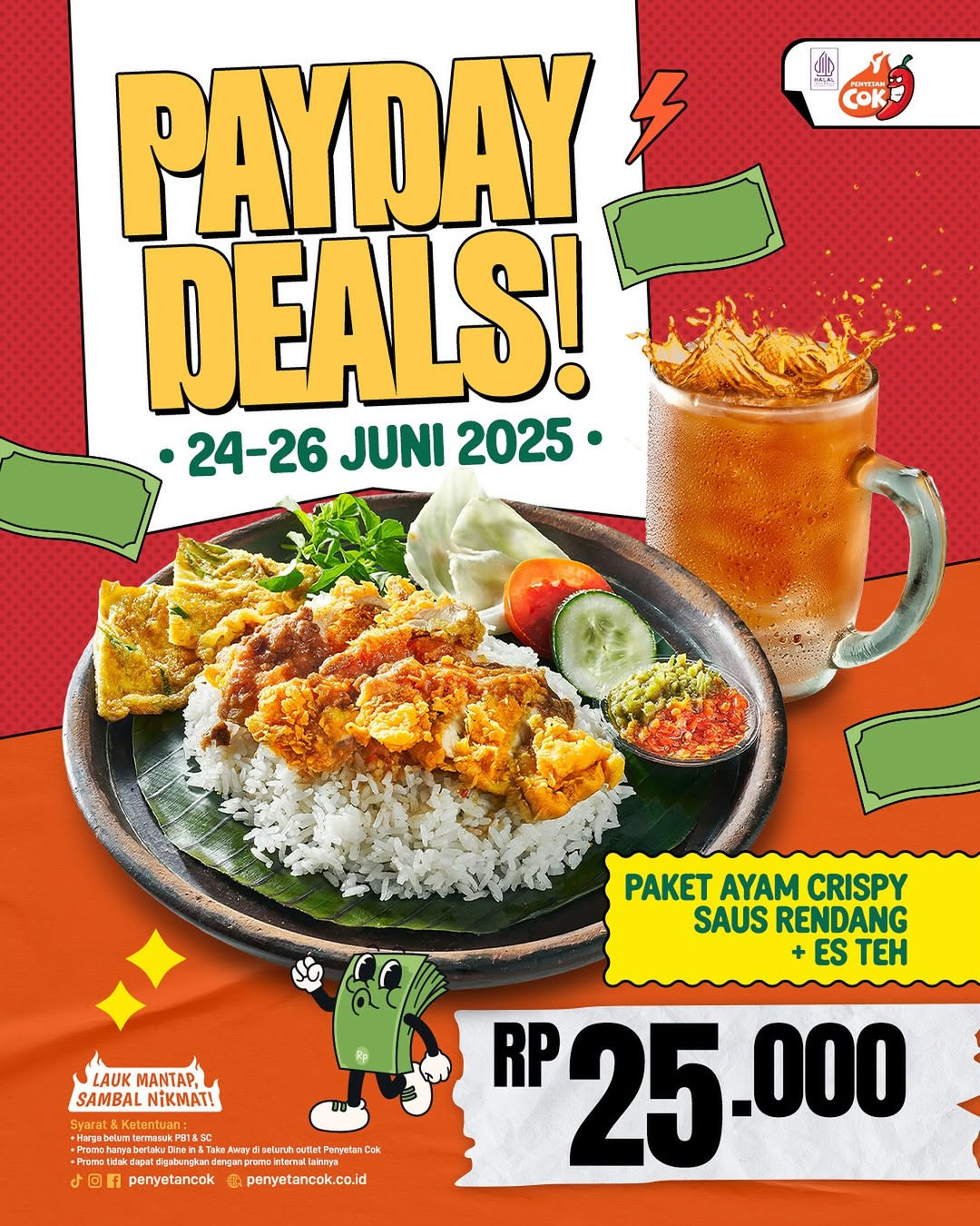 Promo  Penyetan Cok Payday Deal Rp 25.000 - Image 2