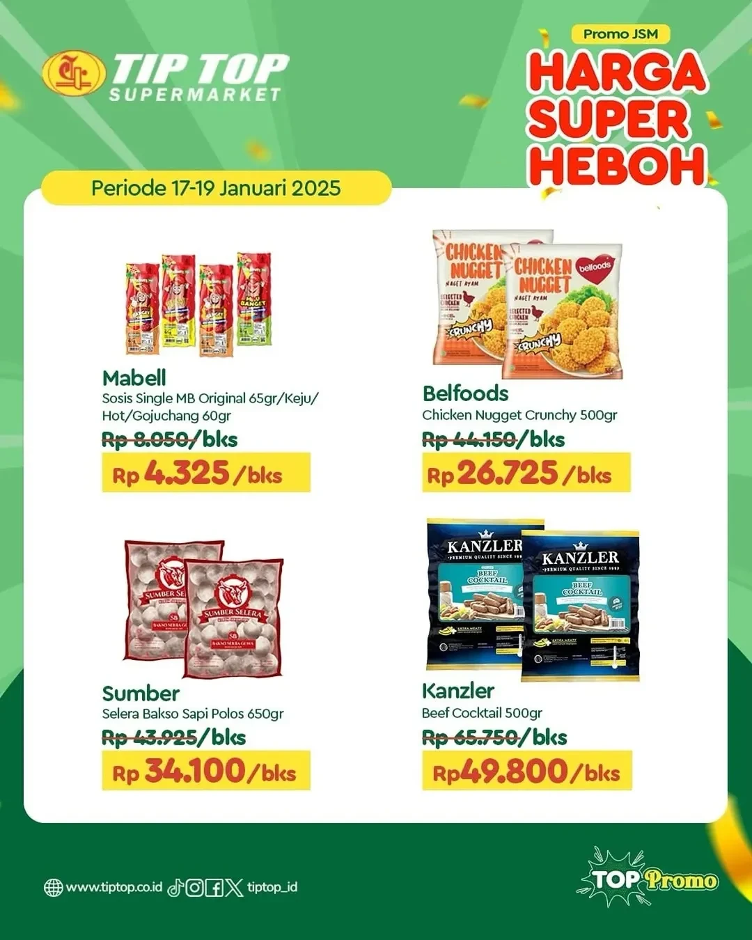 Promo Tip Top JSM Harga Super Heboh  17 - 19 Januari 2025 - Image 4
