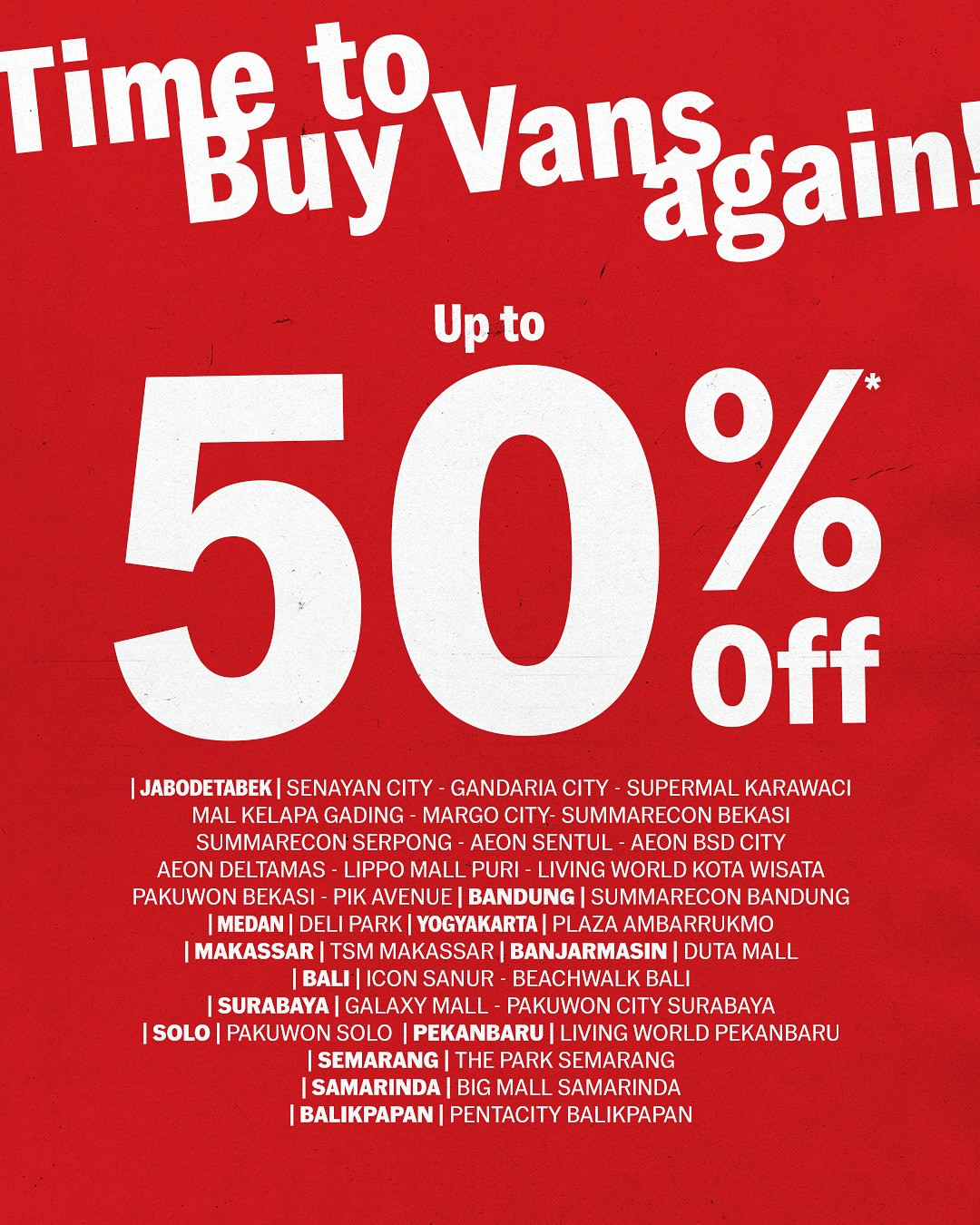 Promo Vans Mid Season Deal Diskon s/d 70% - Image 3