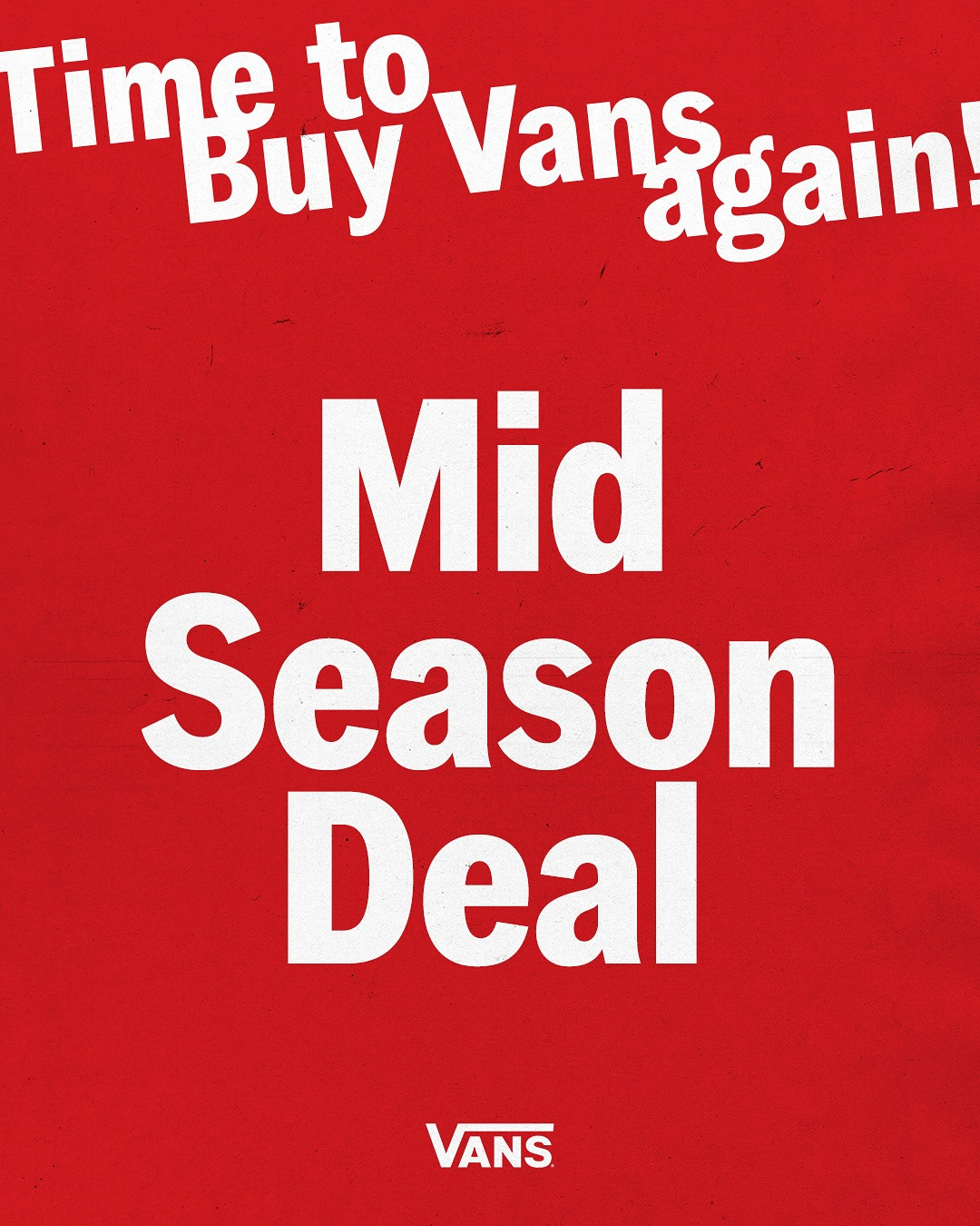 Promo Vans Mid Season Deal Diskon s/d 70%