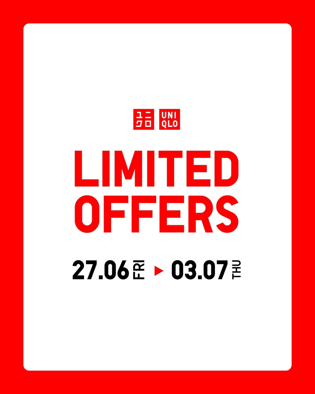 Promo Uniqlo Limited Offers Periode 25 Juni - 3 Juli 2025 - Image 2