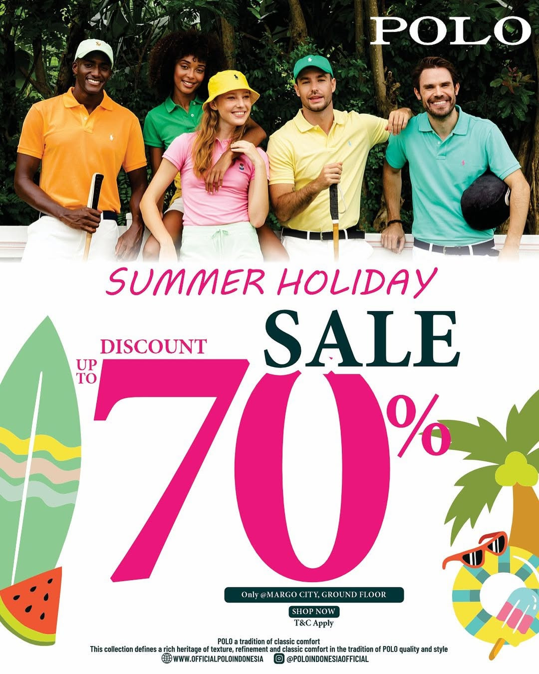 Promo Polo Summer Holiday Sale Diskon s/d 70% - Image 2