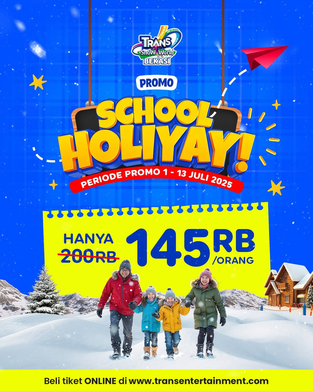 Promo Trans Snow Bekasi School Holiyay Hanya Rp 145K/Orang - Image 2