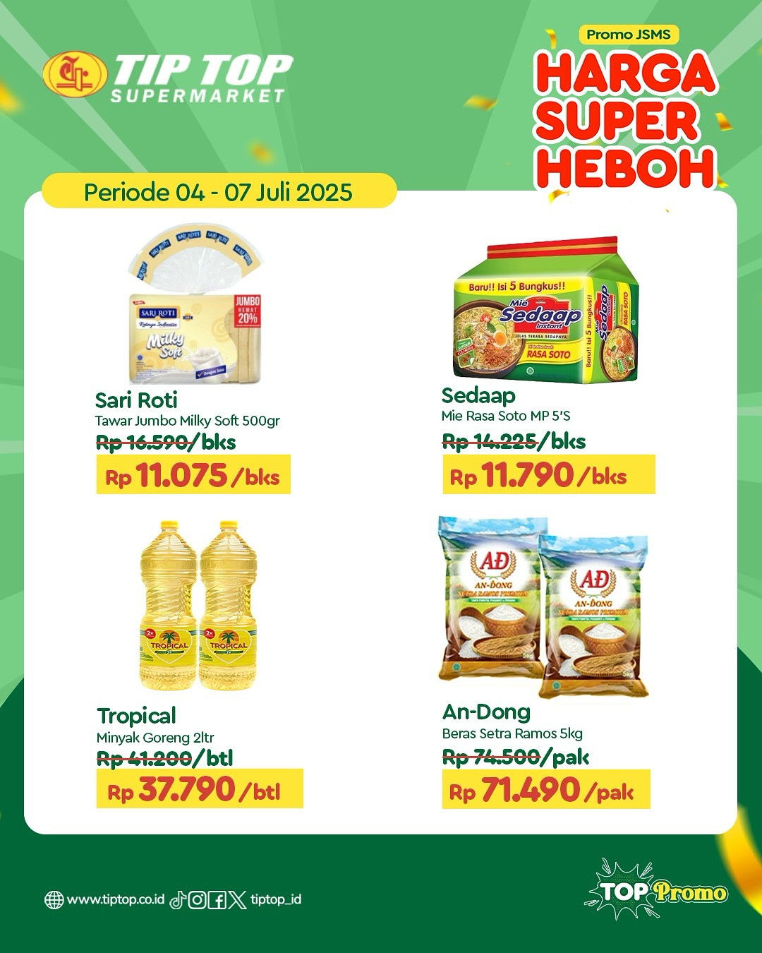 Promo Tip Top Harga Super Pedas Periode 4 - 7 Juli 2025 - Image 4