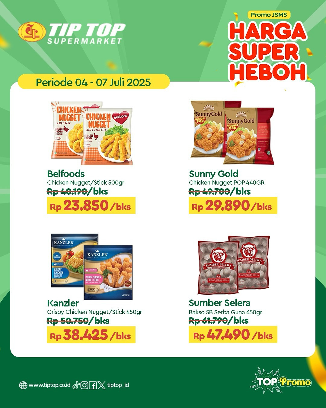 Promo Tip Top Harga Super Pedas Periode 4 - 7 Juli 2025 - Image 5