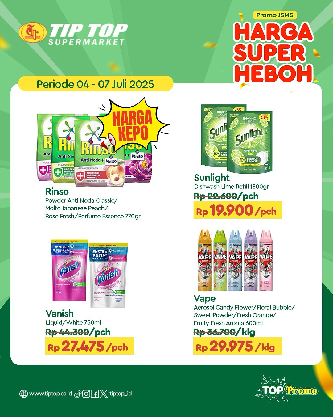 Promo Tip Top Harga Super Pedas Periode 4 - 7 Juli 2025 - Image 8