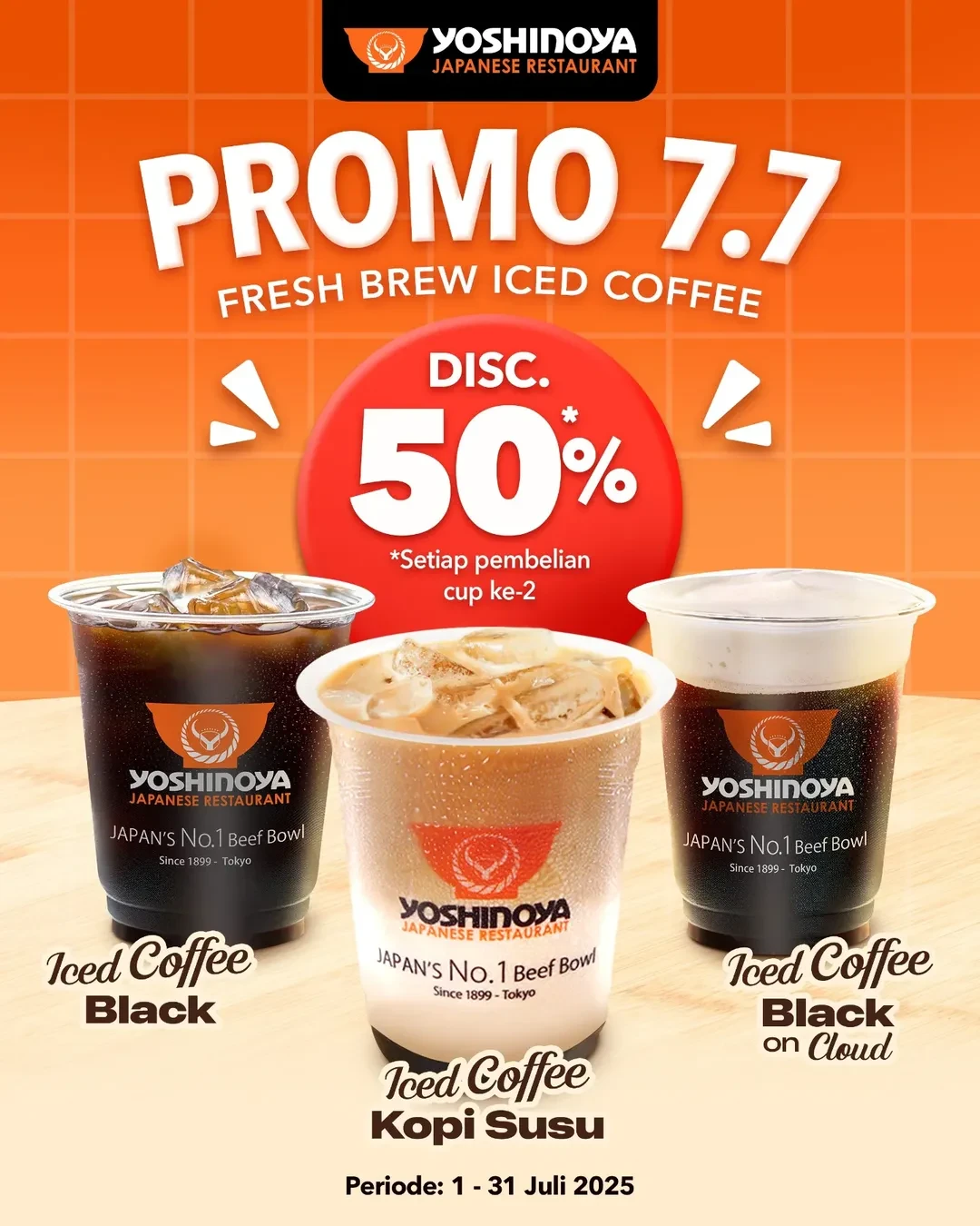 Promo Yoshinoya Promo 7.7