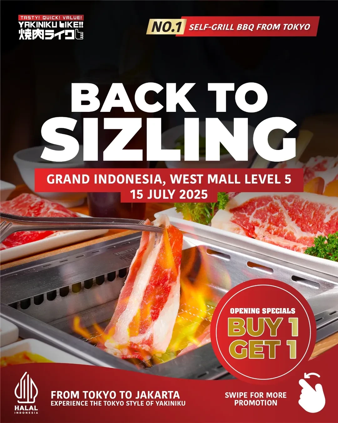 Promo Yakiniku Like Grand Indonesia Reopening Diskon s/d 50% - Image 2