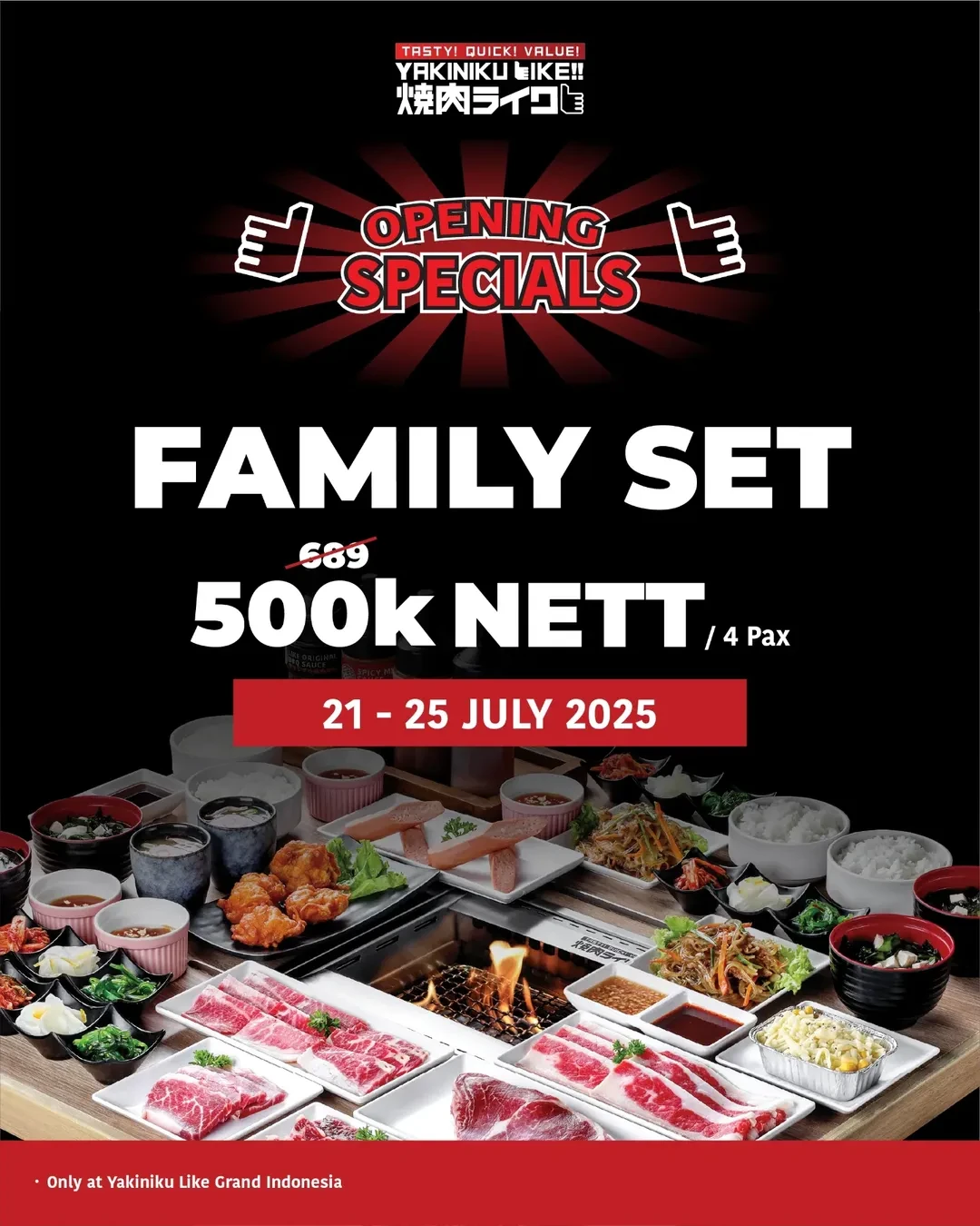 Promo Yakiniku Like Grand Indonesia Reopening Diskon s/d 50% - Image 6