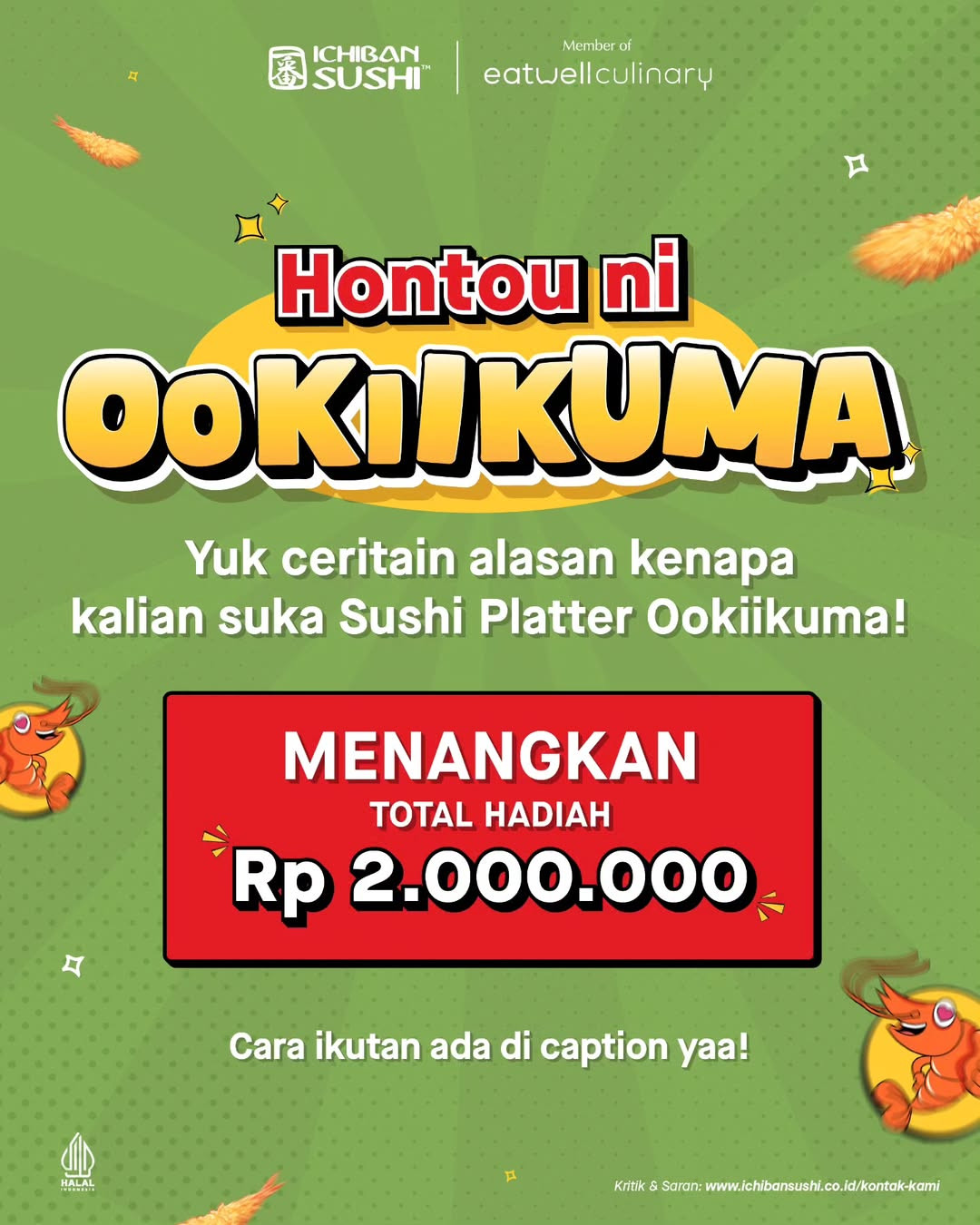 Promo Ichiban Sushi Ookiikuma Sushi Platter Rp 90.000 - Image 4