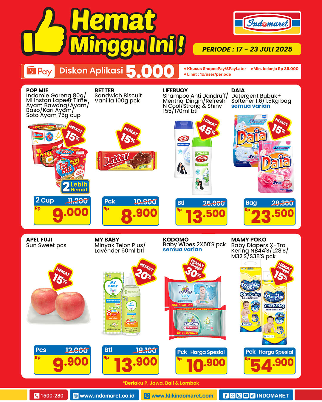 Promo Indomaret Hemat Minggu Ini Periode 17 - 23 Juli 2025
