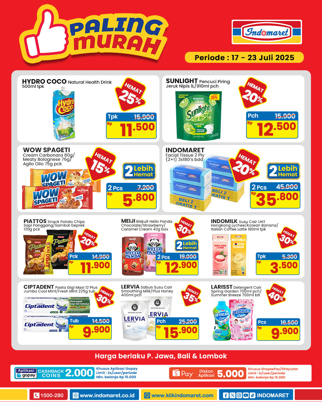 Promo Indomaret Paling Murah 17 - 23 Juli 2025