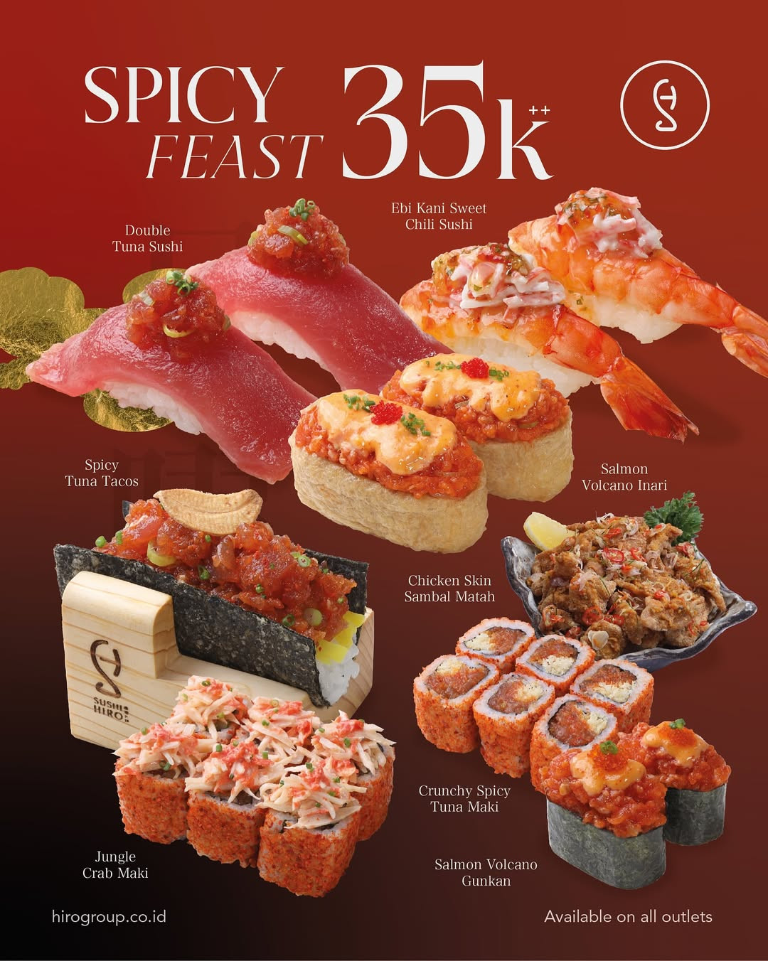 Promo Sushi Hiro Salmon, Spicy, dan Full Feast Mulai Dari Rp 25.000 - Image 3