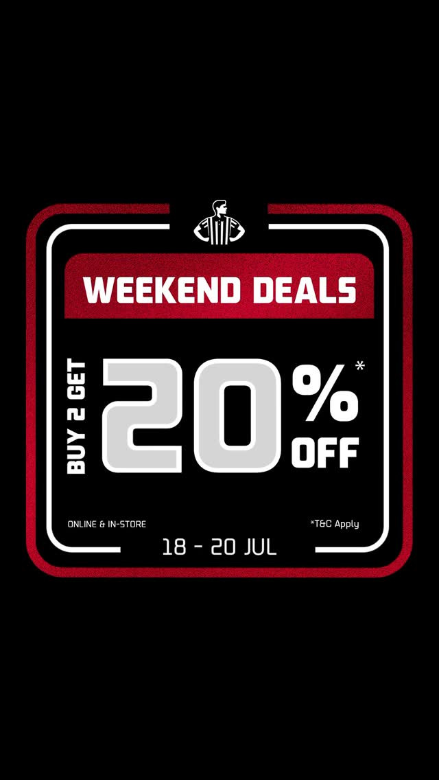 Promo Foot Locker Weekend Deal Beli 2 Diskon 20%