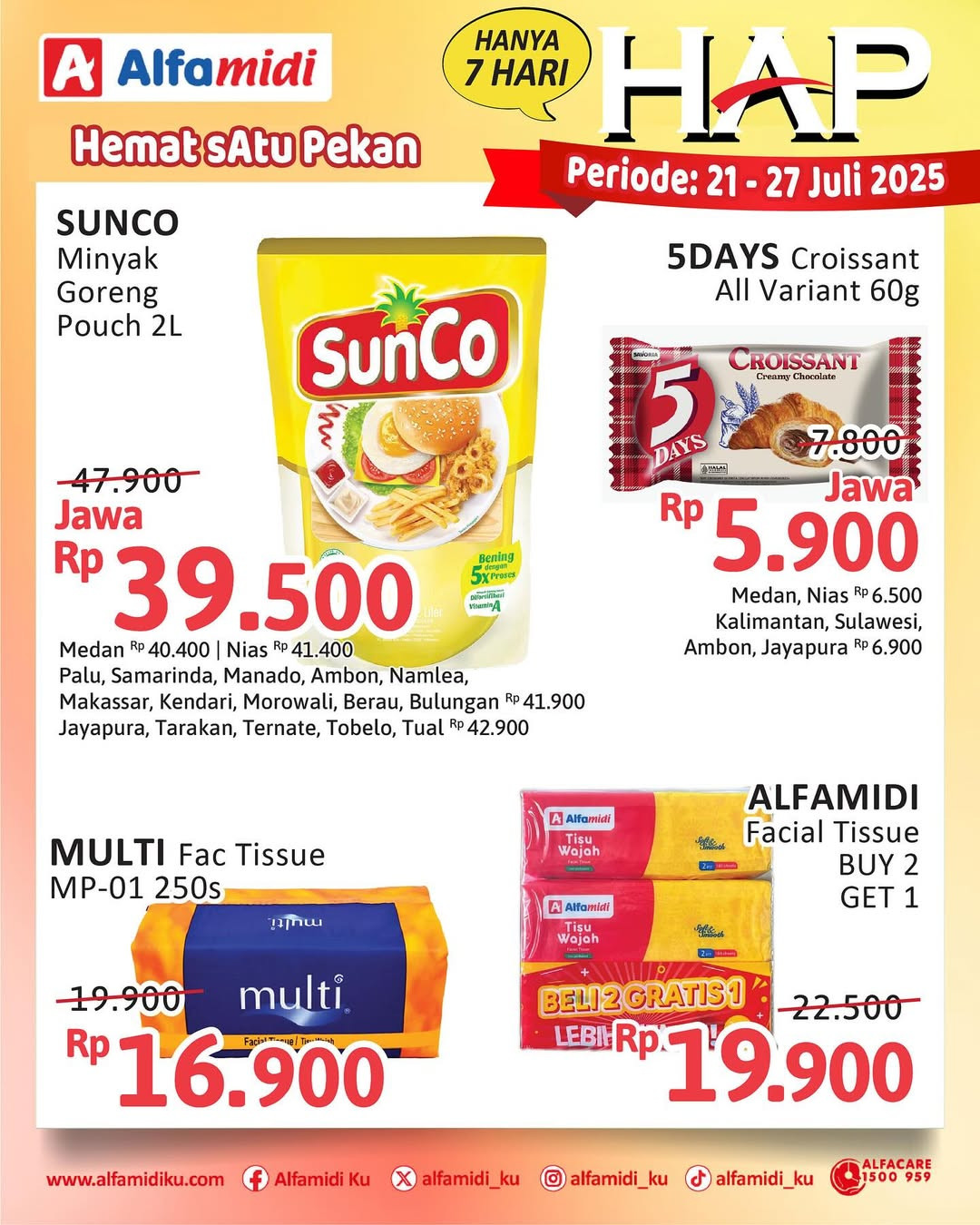 Promo Alfamidi HAP Periode 21 - 27 Juli 2025
